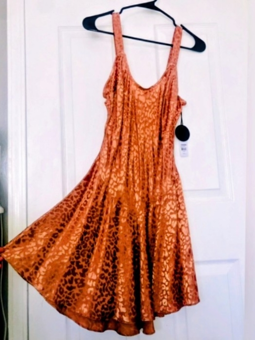 NWT Amuse Society Anissa Woven Mini Dress - Rum Color - See Pics - Picture 2 of 7